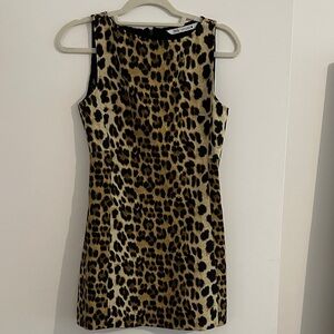 NWOT Zara Animal Print Mini Dress